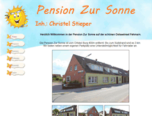 Tablet Screenshot of pension-stieper.de